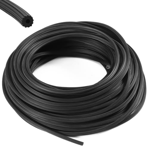 Joycabin 10 m de diámetro de 3,5 mm de goma para mosquiteras, mosquitera de goma, accesorio para marco tensor como cinta de refuerzo, cuerda de refuerzo de repuesto