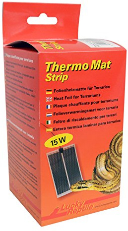 Lucky Reptile HTMS-15 Thermo Mat Strip 15 W, värmematta för terrarier