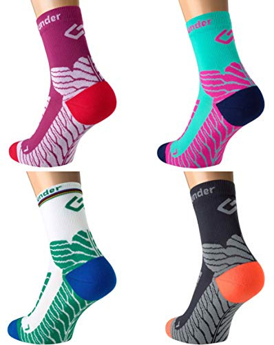 SPORT KOMPRESSIONS SOCKEN 'under pressure SOCKX' - Höchste Qualität, Made in Germany! (weiß, 39-42)