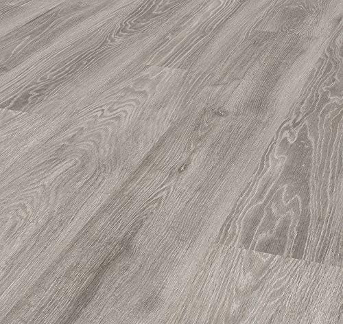 Sol stratifié KRONO 5 8mm - Conf. De 2.22 mètres carrés | AC5 (CHÊNE ROCK RIDGE)