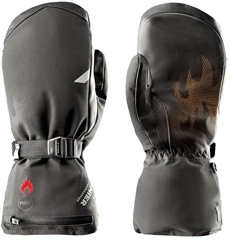 Zanier Unisex HOT.STX Mitten, Schwarz, 8
