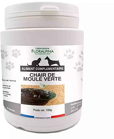 Floralpina Laboratoire Moule Verte Poudre 100g - Complément Alimentaire Naturel, Source de Nutriments Essentiels