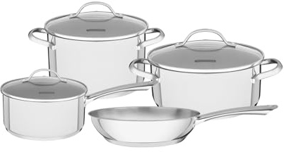 Tramontina Stainless Steel 4 Pcs. Cookware Set