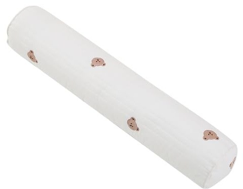Toddler Pillow Baby Anti Roll Side Sleep Pillow Soft Comfort Cylindrical Neck Support Cushion Baby Body Pillow Toddler Positioning Back Cushion Accompany Sleeping Pillow (B)