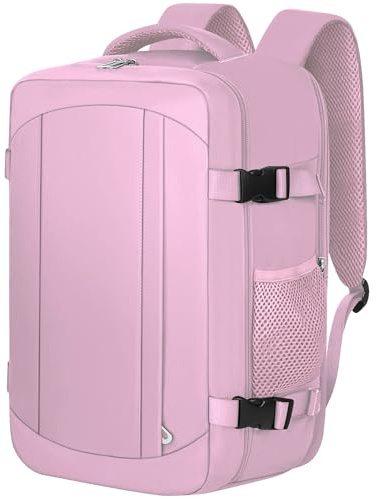 Ltemziiy Zaino da Viaggio 40x20x25 per Ryanair Bagaglio a Mano Aereo Piccolo - Zaini Casual Unisex, Borsa da Viaggio Travel Viaggio per Scuola Trekking Lavoro 20L - Viola