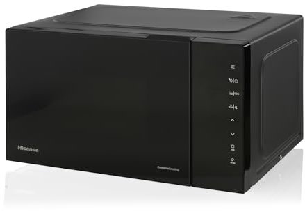 Hisense Microonde H23MOBS5H4, cavità 23L, apertura porta a sinistra, display LED touch, 8 funzioni, 800W