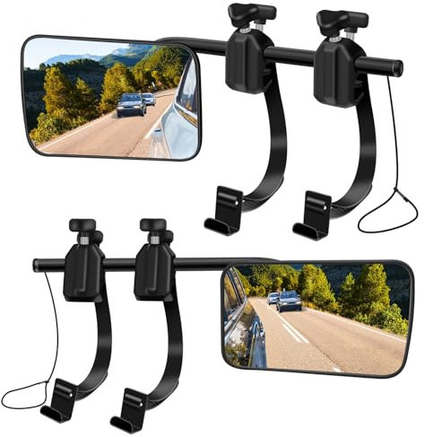 semai Specchietto universale per roulotte, per camper, per esterni, per tipi di veicoli comuni (2 pezzi)