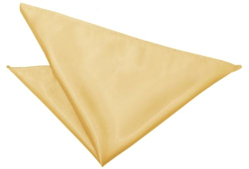 DQT Plain Satin Wedding Handkerchief Pocket Square