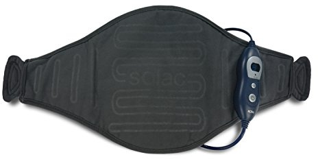 Solac CT8680 Helsinki - Coussin chauffant de thérapie lombaire, 100W, 6 niveaux de température, technologie Sensfort, auto-off, connecteur amovible, bleu foncé