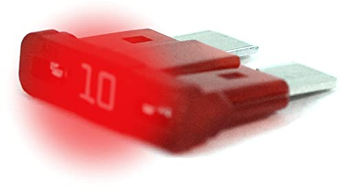 LED-Status KFZ Auto ATO Sicherungen Flachsicherungen, TFTL0, Set, 3A 5A 7,5A 10A 15A 20A 25A 30A 35A 40A, Stromstärke:10A Ampere