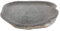 wohnfreuden Naturstein Tablett grau rund 50 cm - Natur Flussstein Schale Wohnzimmer Deko Stein Platte