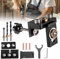 Localizador de perforadoras 8/10/15mm,Aomdom 3 en 1 Posicionador de Bolsillo Kit de Plantilla de Agujero con clip de posicionamiento Guía de perforación ajustable Localizador para de 0-52 MM Madera