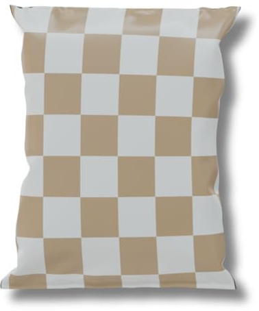 Shipping Bags Poly Mailers – 100-Pack 10x13 Envelopes for Shipping, Packaging for Small Business – Cute Shipping Bags – Waterproof Tear-Resistant Mailing Bags for Shipping Clothes - (Beige)