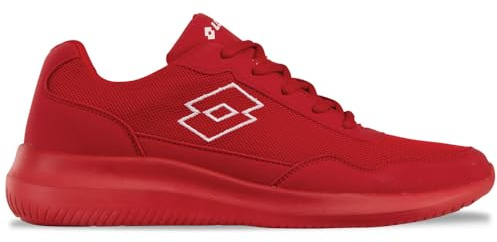 Lotto Sneaker Unisex, Rosso/Bianco, 46 EU, Rosso Bianco, 46 EU