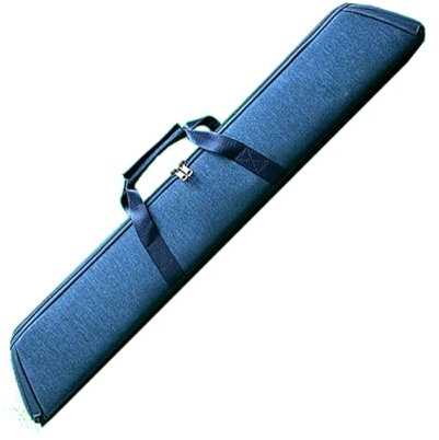 Billard-Queue-Etui, 1/2 Snooker-Billardqueue-Aufbewahrungstasche, leichtes Dreieck, 6 Löcher, Queue-Tasche, Tragetasche, Rutenschutz für Outdoor-Sportreisen, verstellbarer Schultergurt und Griff, 85cm