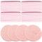48 spugne rosa compresse per il viso, spugna per la pulizia del viso, peeling, massaggio SPA