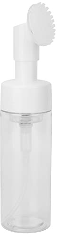 Ansiktsrengöringsmedel Foaming Bottle Mousse Foam Bottle With Silicone Brush Head Spiral Bottle Mouth Design för Djup Rengöring och Förebyggande Av Läckor (200 ml)