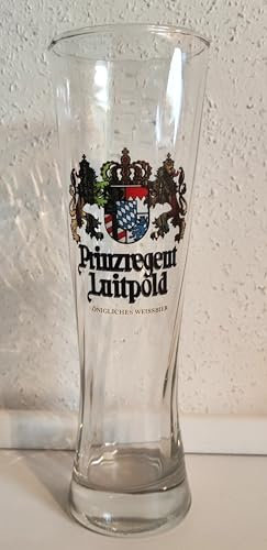 Rahm Prinzregent Luitpold/WEISSBIER GLAS/Limited Edition / 1 x 0.5 Litre / Beer Glass / Glasses / Wheat Glass