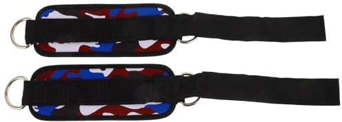 TOPBATHY Correa de Tobillo Ajustable para Máquina de Cable 1 Par Banda Deportiva para Entrenamiento de Glúteos y Piernas Accesorio Multifuncional para Gimnasio y Fitness en Interiores y