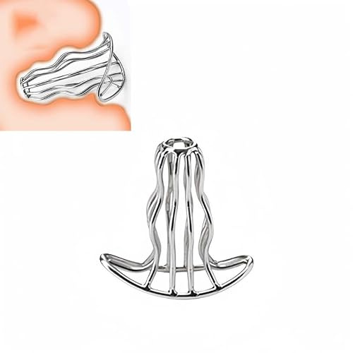Vitt Rostfritt StåL HöFt TräNare TillbehöR, Hollow Out Design öVning TillbehöR, Par GåVa (L)