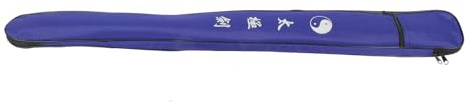 JEWEDECO Bolsa de Lona Azul para Espada de Tai Portátil y Diseño Simple, Funda para Espada de Kung Fu Adecuado para Actividades de Taiji