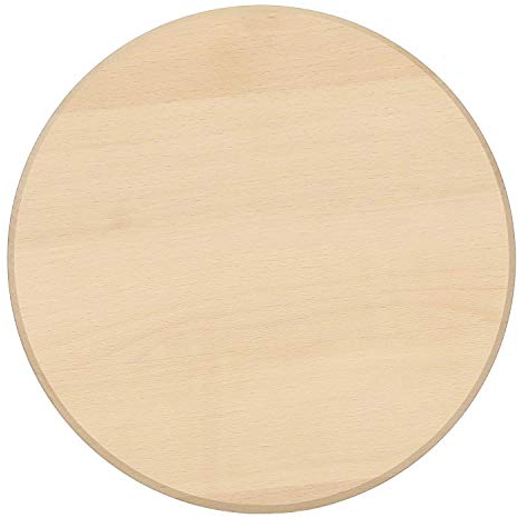 Bütic Assiette à jambon en hêtre - Planche à découper ronde - Taille de la planche : Ø 30 cm