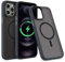 CYRILL by Spigen Color Brick MagSnap Compatible with iPhone 12 Pro Max Case (2020), Translucent Matte Hard Back with Shockproof TPU Bumper Cover for iPhone 12 Pro Max - Graphite
