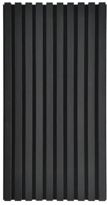 Home Deluxe - Akustikpaneel SONIC Black Oak - 3 Paneele, Holz aus MDF, Filz aus Polyester, auf- und nebeneinader platzierbar I Schallschutzpaneel Akustikplatten Wandpaneel