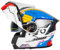 Motorradhelm Klapphelm Doppelvisier Modularer Helm ECE/DOT Zertifiziert Integralhelm Vollvisierhelm Motocross Scooter Sturzhelm Roller Helm für Erwachsene Damen Herren 3,XL