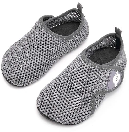 WateLves Enfant Chaussures Aquatiques Fille Garçon Chaussons de Plongée Chaussettes Séchage Rapide Antidérapant Pieds Nus d'eau pour Sports Nautiques Piscine et Plage Natation Surf Voile Mer
