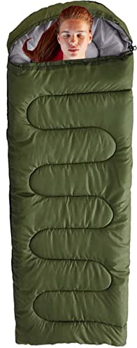 Saco de Dormir Adulto 1 Pers-ona, Saco de Dormir Ultraligero y Compacto, Saco de Dormir 4 Estaciones Impermeable Saco de Dormir Pri-mavera Verano Otoño Invierno para Acampar Senderismo Viajes Exterior