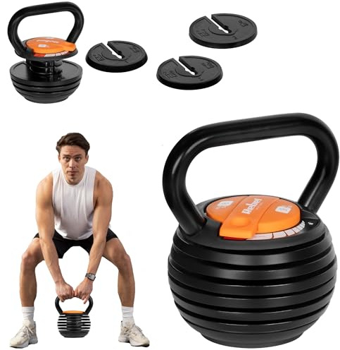 Rebel Kettlebell Ghisa Automatico Regolabile 9 kg RBA-2324-9