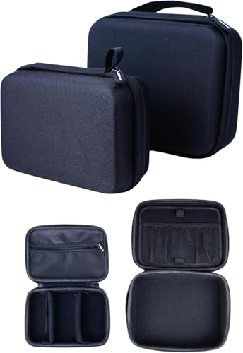LENS-AID Étui de rangement pour appareils photo et accessoires techniques, Noir , Set, Étui rigide compact