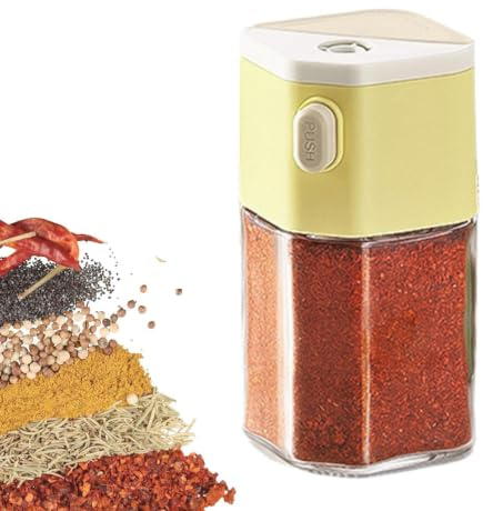 Saltdispenser, saltströare av glas kryddflaska 0,5 g kvantitativ