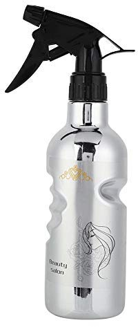 Bottiglia spray da 500 ml, spruzzatore d'acqua per capelli, taglio di capelli ad alta pressione per parrucchieri, bollitore per parrucchieri (argento)