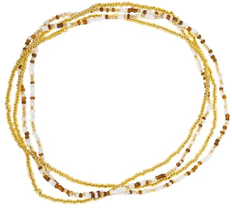 TENDYCOCO Chaîne De Taille En Perles Élastiques Pour Femme Bijoux De Plage Colorés Accessoires Bikini 80 Cm Confortables Style Estival