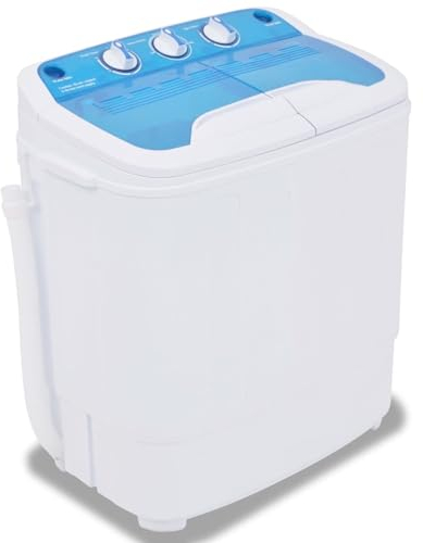 ARKEM Lavatrice, Mini-Lavatrice, per campeggiatori, per Single, Studenti, capacità di Lavaggio da 5 kg