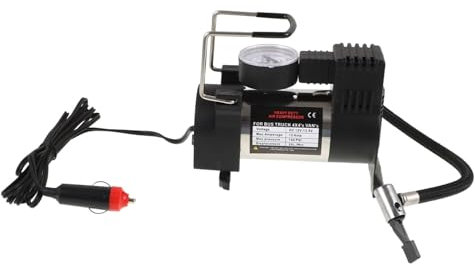 GARVALON Portable Tire Inflator Electric Air Pump for Car Tires Compact Built Compressor for Road Trips and Emergencies