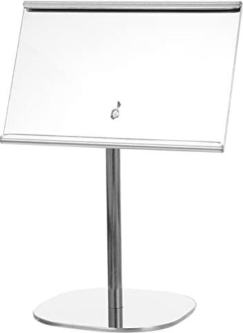 Alipis Dinner Stand Table Cards Holder Stainless Steel for Menu Seats Holder Table Sign Stand Cards Clip for Wedding Banquet Party Event