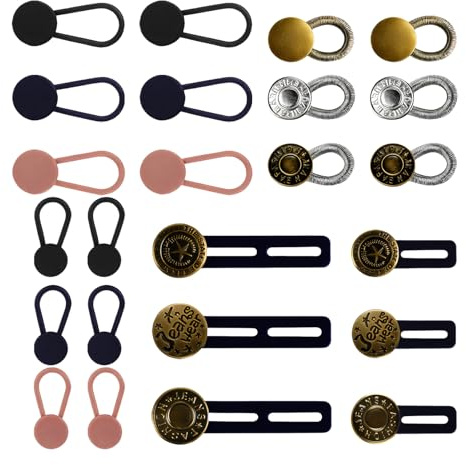 Byxförlängning, byxor med knappar, justerbar knapp, metallförlängning, jeans, byxförlängning, byxor förlängning, för kvinnor och män, jeans