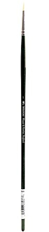 Winsor & Newton 5975701 Winton Round Hog Brush, 1 Size, Pack of 3, White