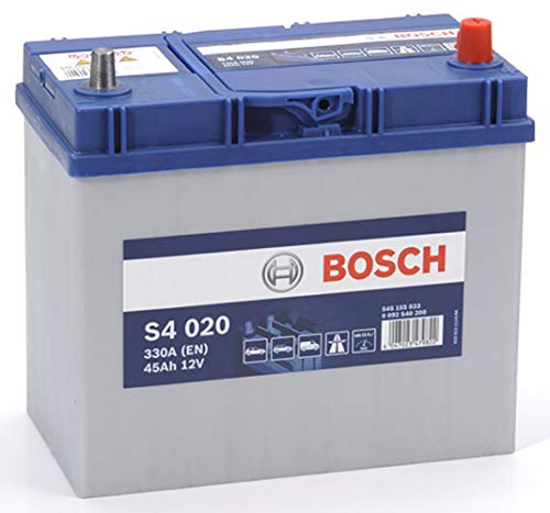 Bosch S4020 - Car Battery - 45A/H - 330A - Lead-Acid Technology - for Vehicles without Start/Stop System