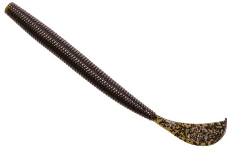 Strike King Rage Cut-R Worm 6 / Green Pumpkin (RGCUT56-46)