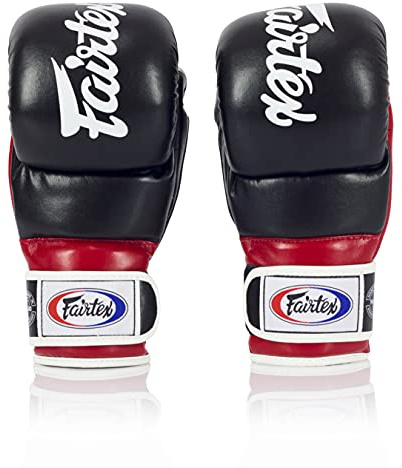 Fairtex FGV18 Muay Thai Boxhandschuhe für Herren, Damen und Kinder | MMA Handschuhe für Kampfsport | Hergestellt aus Mikrofaser ist Premium-Qualität, geringes Gewicht und stoßdämpfende Boxhandschuhe