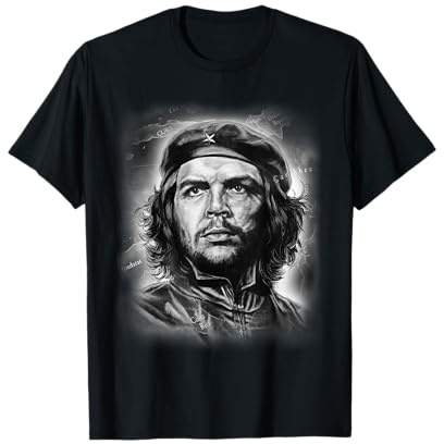 Portrait de Che Guevara avec Carte de la révolution T-Shirt