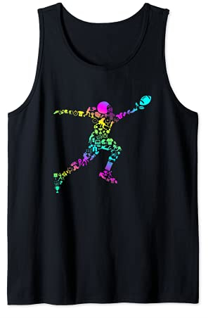 American Football Rugby Ball Football Trikot Mädchen Tank Top