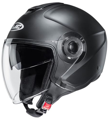 HJC, Casco Moto Jet i40N SOLID Semi Flat Black, M