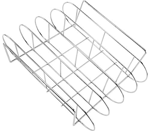 POPETPOP Grille De Barbecue Outil De Barbecue Grilles De Gril Grilles À Côtes Étagère À Grillades Support De Barbecue À Steak