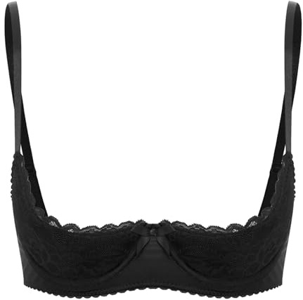 Sywiyi Dam bystlyft öppen bröst sexig push up bh spets lyftbehå med bygel underkläder underkläder sexiga underkläder