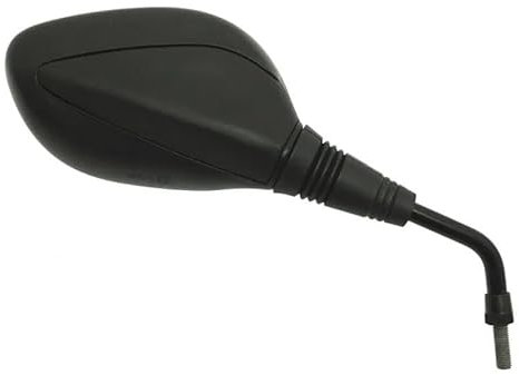 BCR Specchio destro moto. Specchietto motocicletta compatibile con KYMCO AGILITY R16 50/125/150/200cc. Specchietto retrovisore moto. Specchietto moto nero. Accessori scooter e moto.